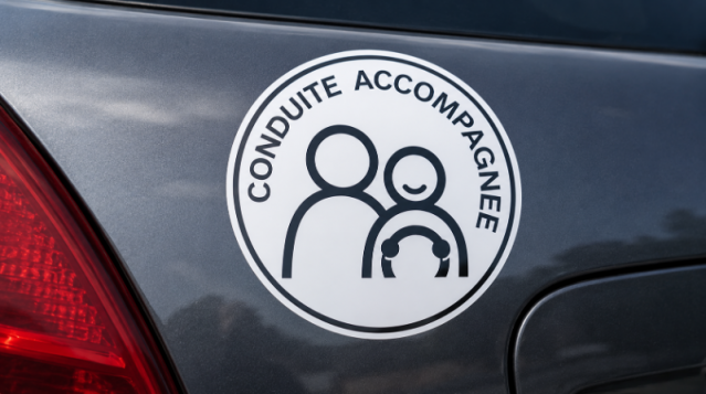macaron conduite accompagnée