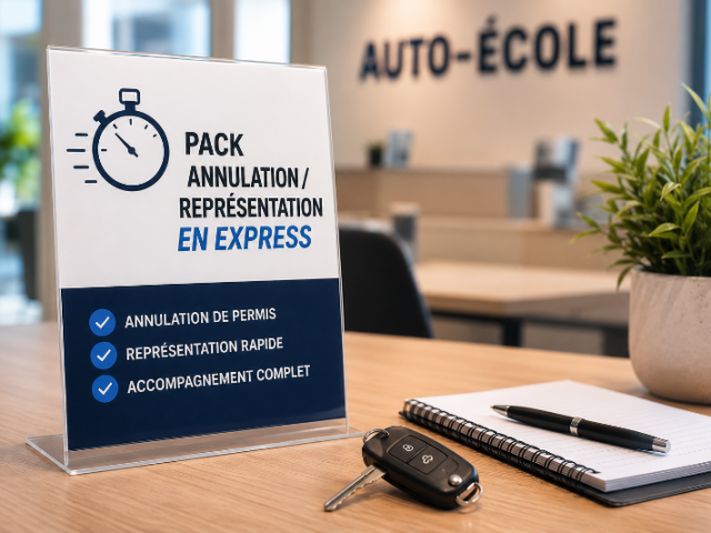 Pack annulation/représentation en express